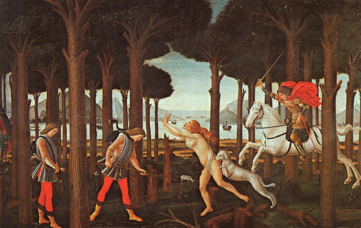 L'histoire de Nastagio degli Onesti (1er épisode) - Sandro Botticelli