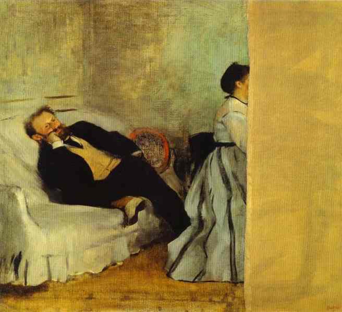 Portrait de M. et Mme Manet - Edgar Degas
