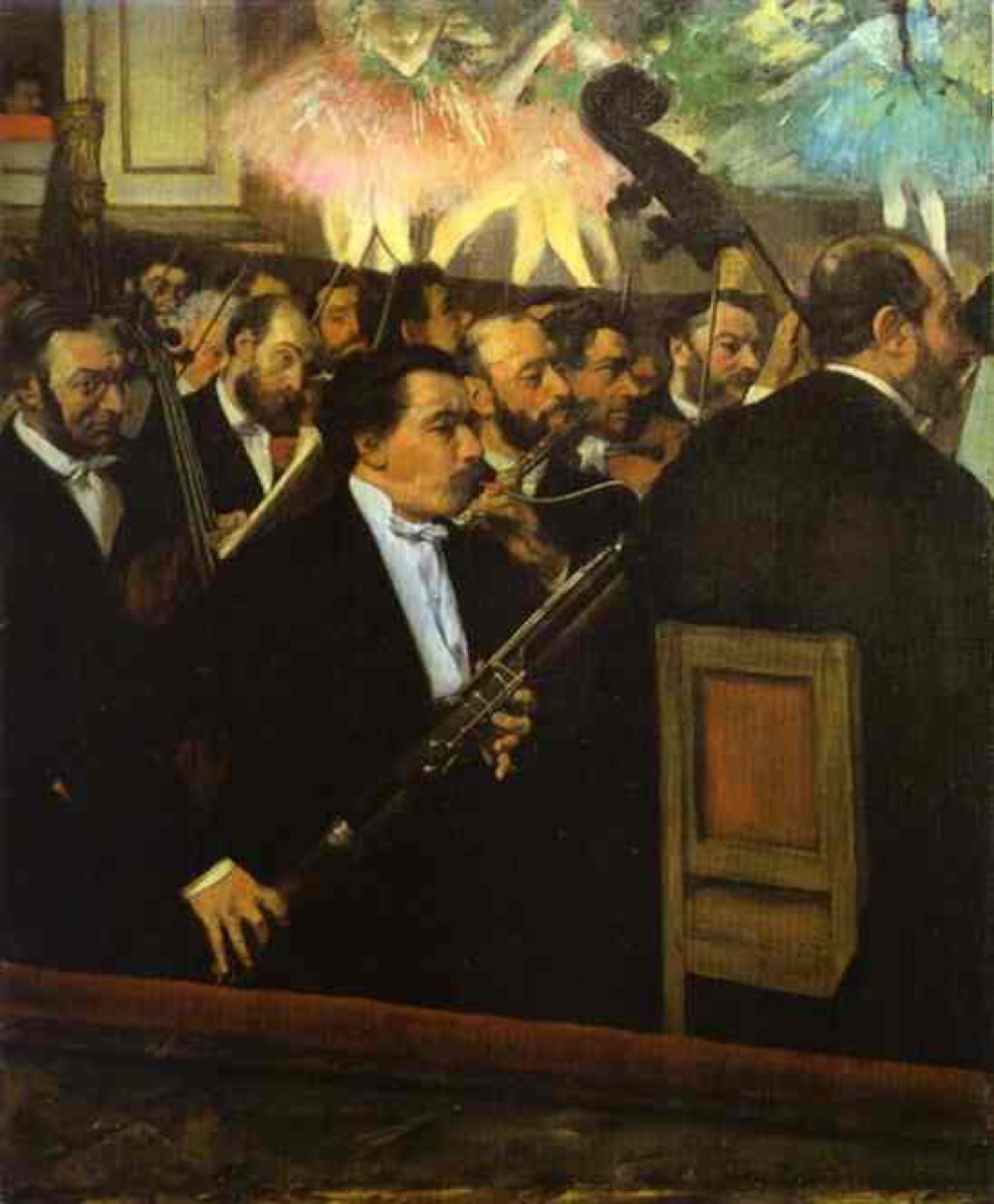 Orchestre à la maison de l'Opéra - Edgar Degas