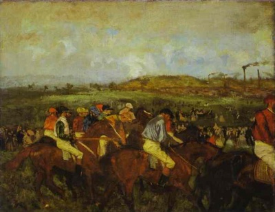 Jockeys avant le départ