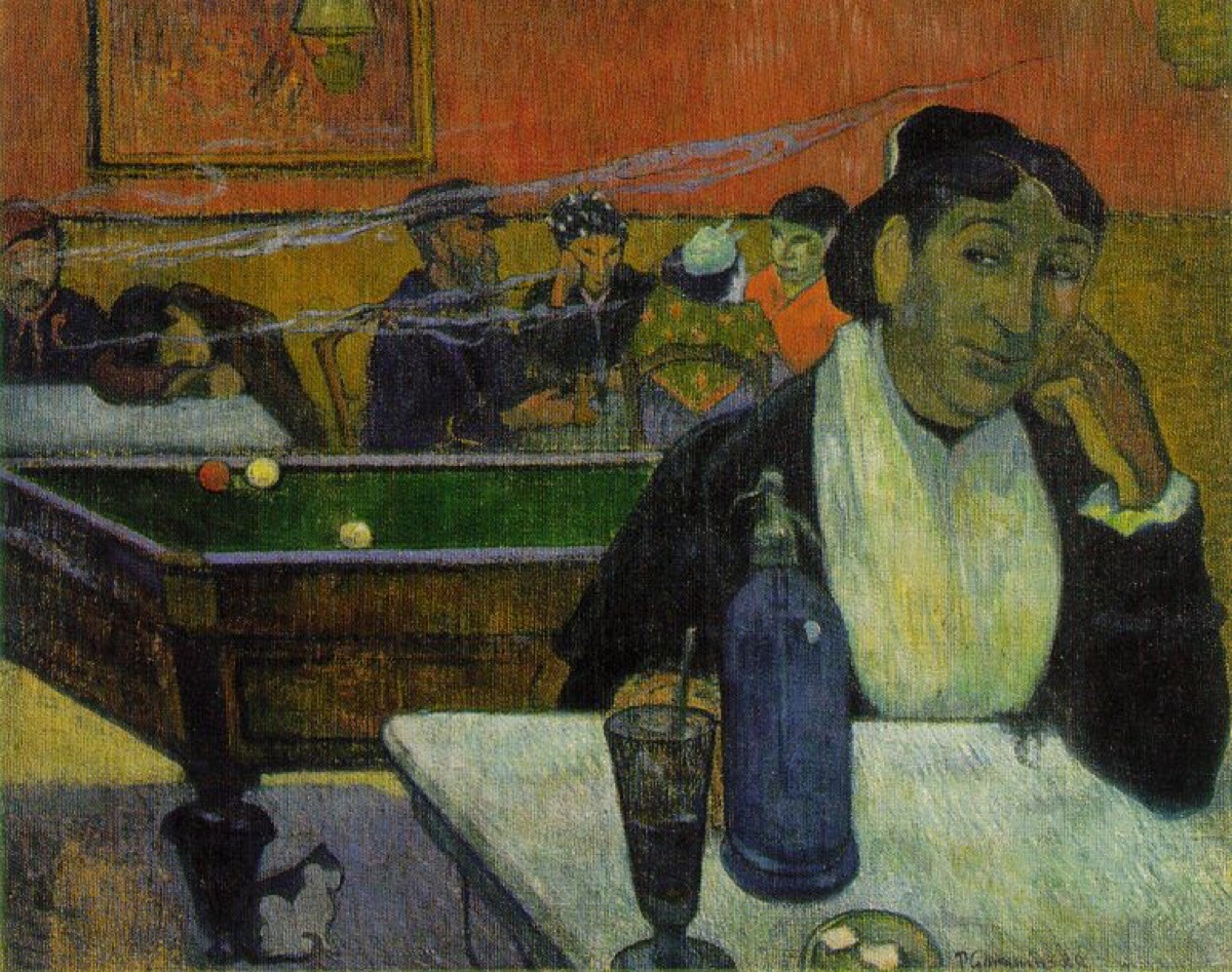 Au Café à Arles - Paul Gauguin