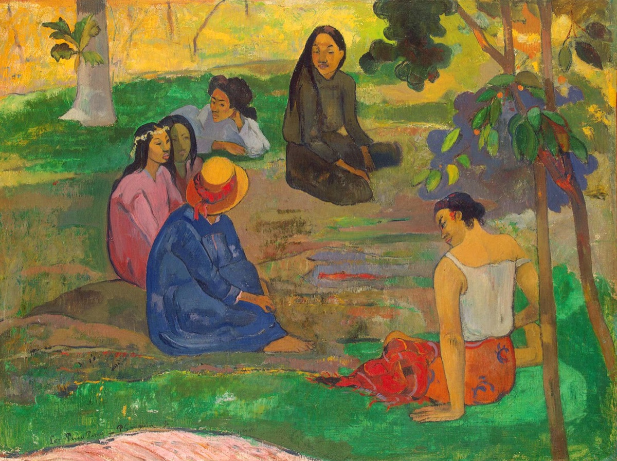 Les Parau Parau - Paul Gauguin