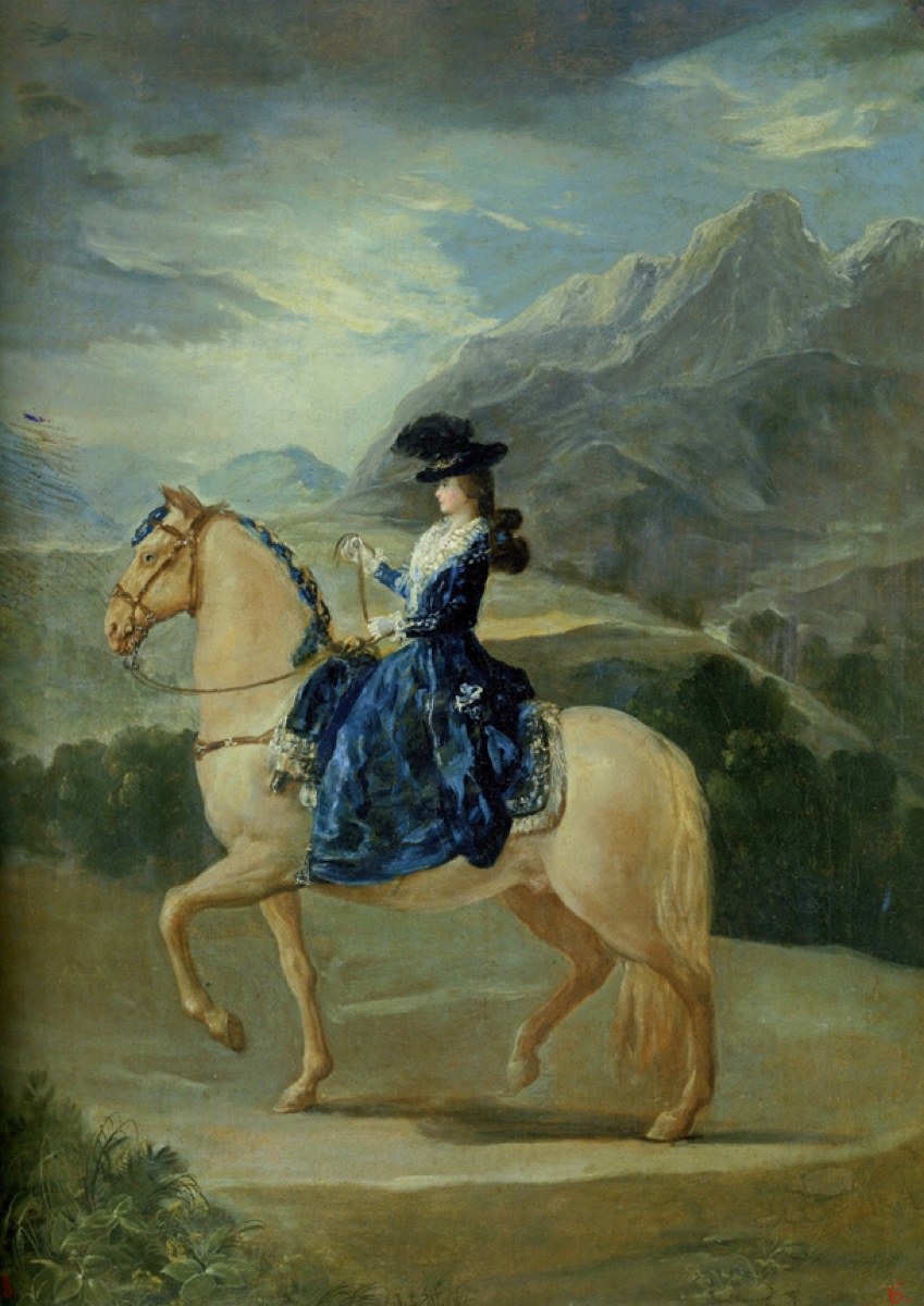 Maria Teresa Vallabriga à cheval - Francisco Goya
