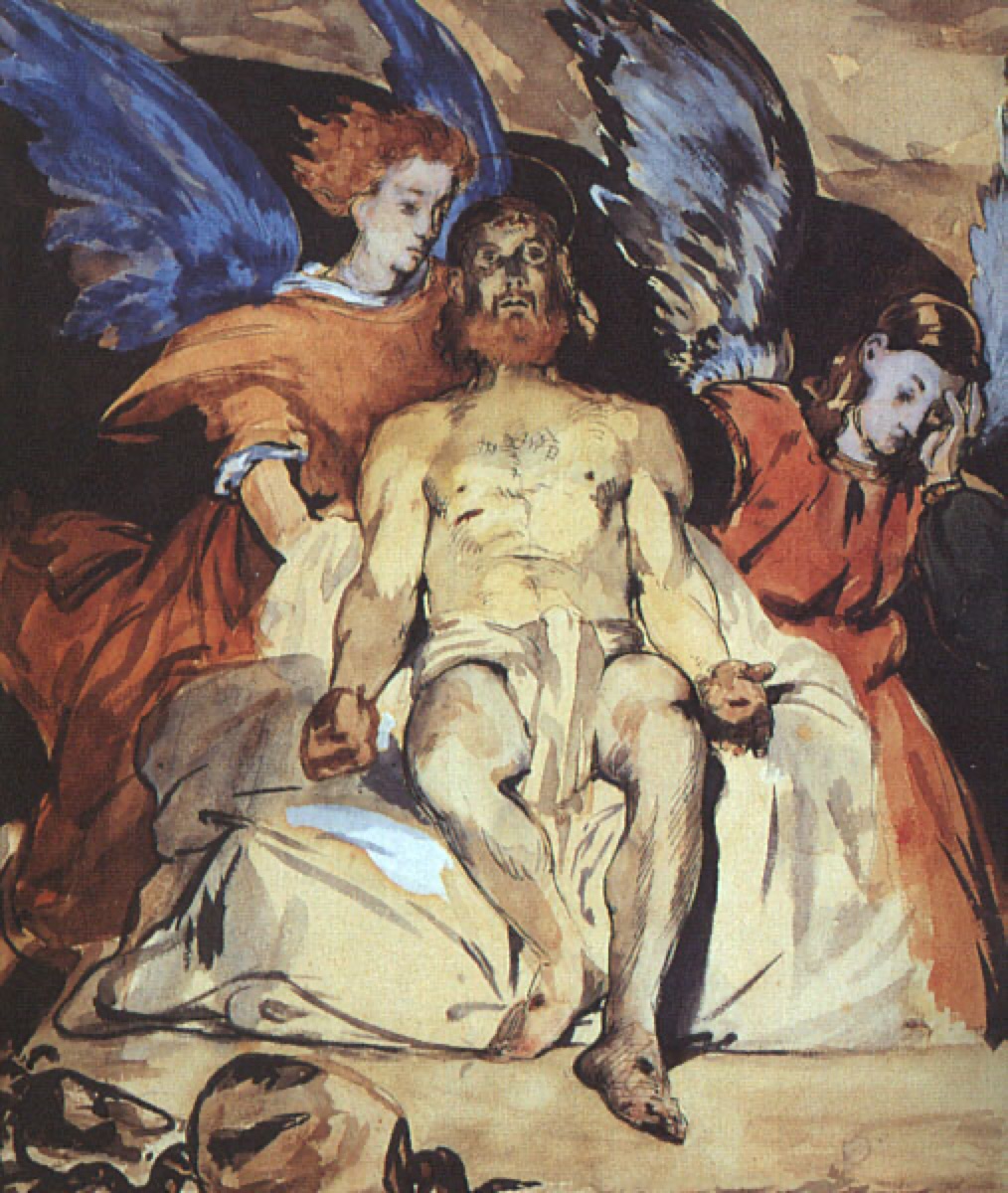 Christ avec des anges - Edouard Manet