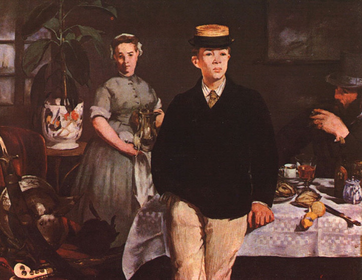 Le déjeuner au studio - Edouard Manet