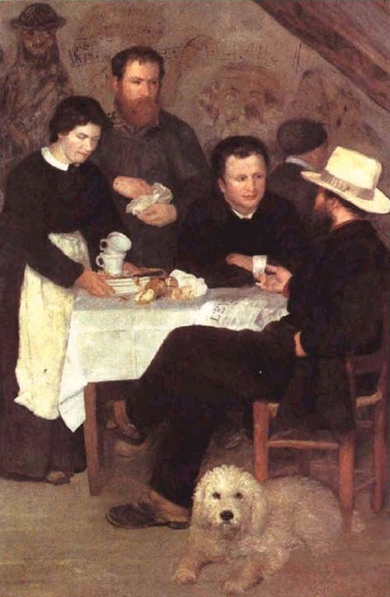 Cabaret de la mère Anthony - Pierre-Auguste Renoir