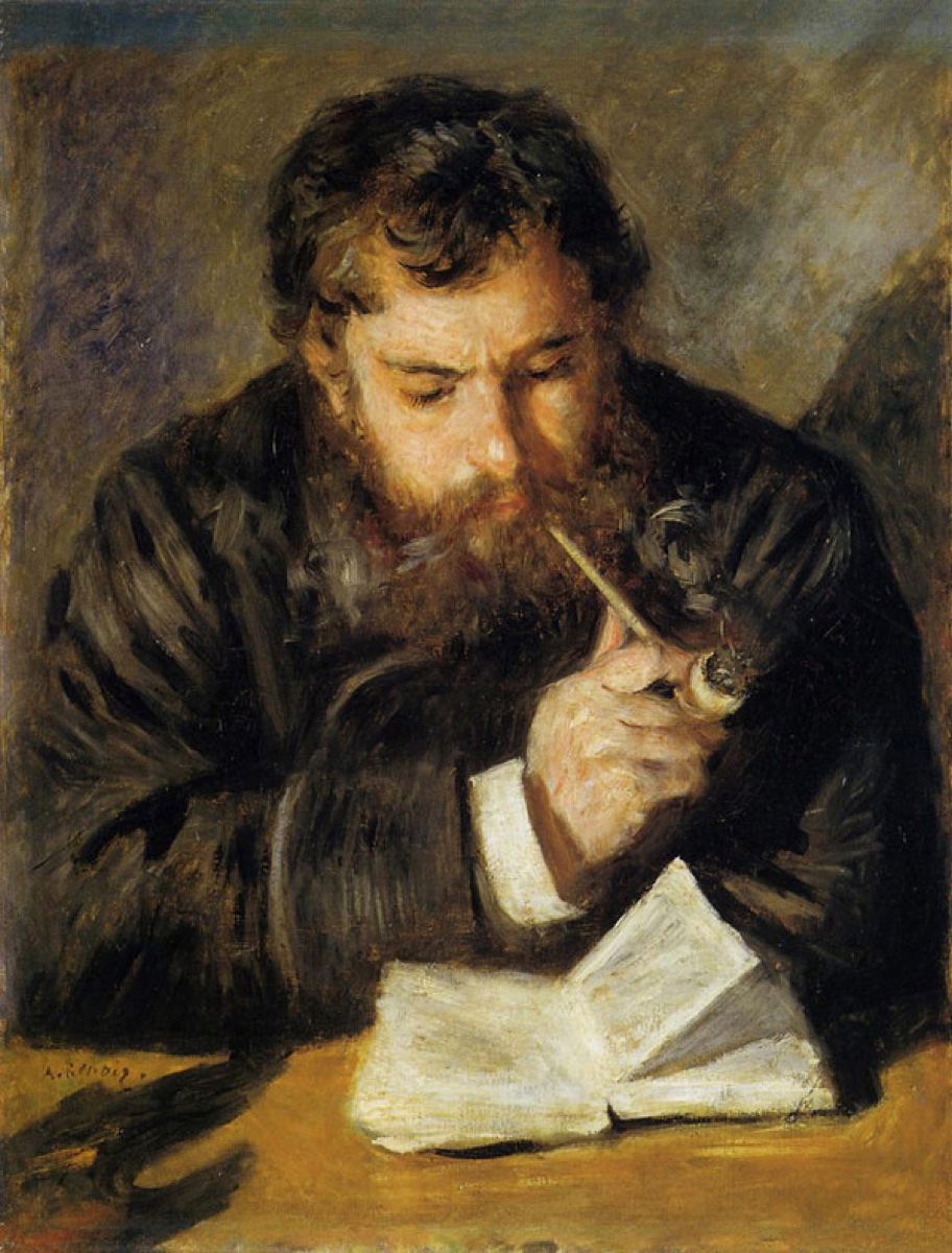 Claude Monet ou le liseur - Pierre-Auguste Renoir