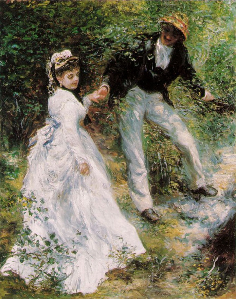 La promenade - Pierre-Auguste Renoir