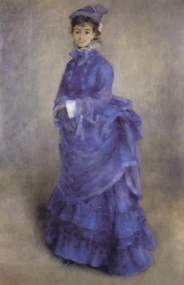 La femme en bleu