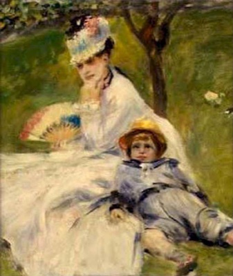 Camille Monet et son fils Jean