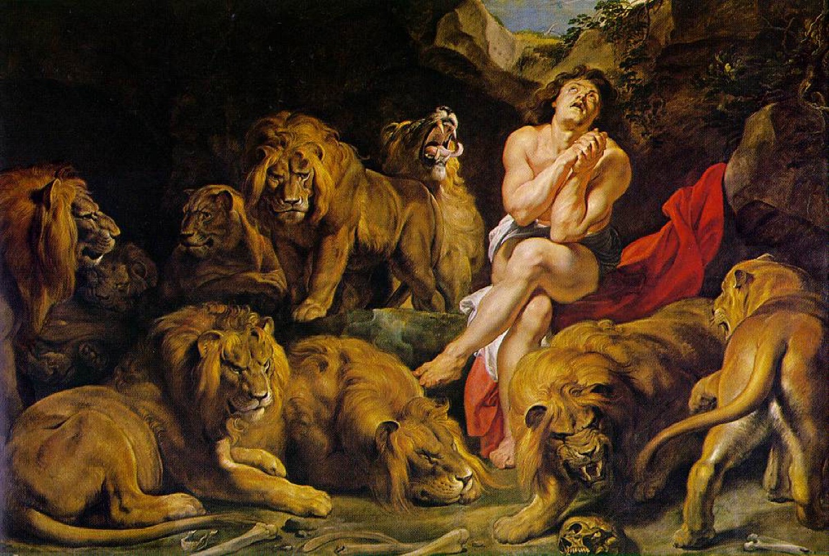Daniel dans la fosse aux lions - Peter Paul Rubens