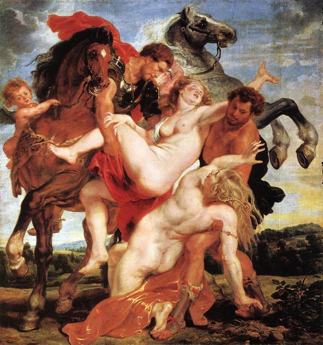 L'enlèvement des filles de Leucippus - Peter Paul Rubens