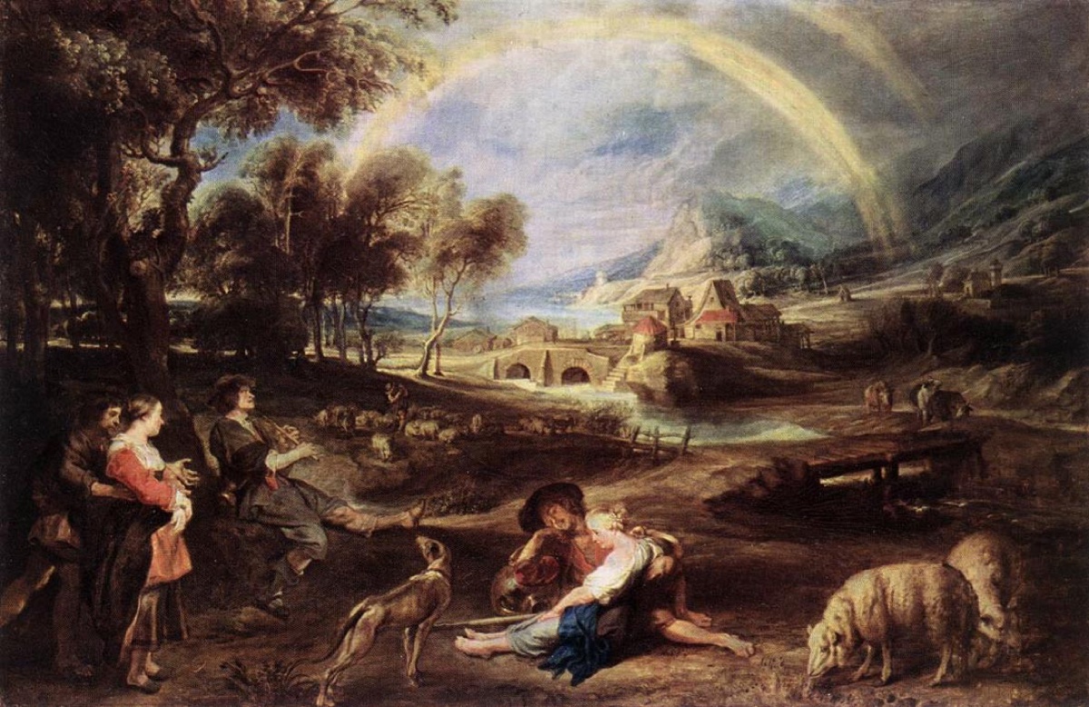 Paysage avec arc-en-ciel - Peter Paul Rubens