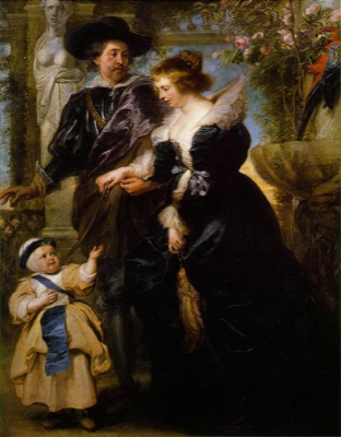 Rubens, sa femme Helena Fourment et leur fils Peter Paul