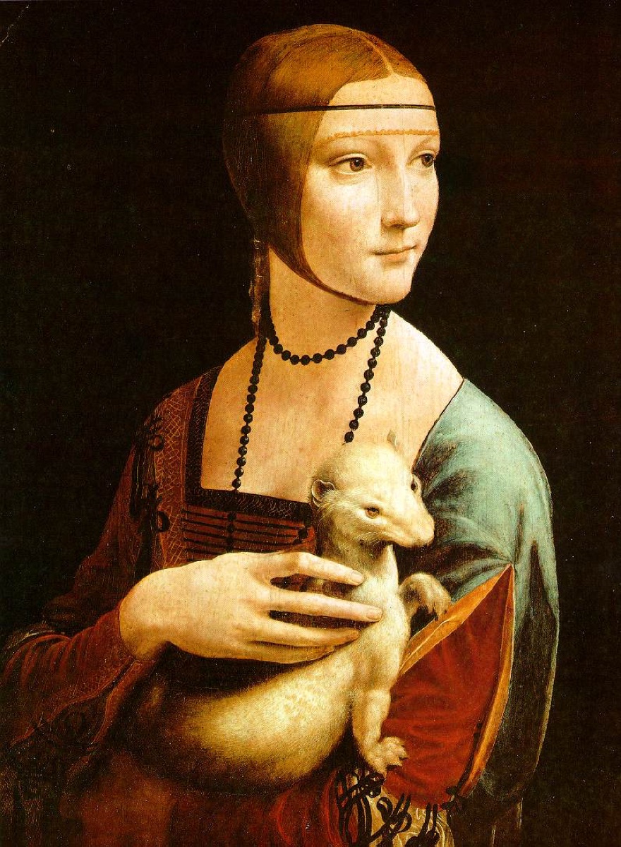 Jeune fille avec une hermine - Leonard De Vinci