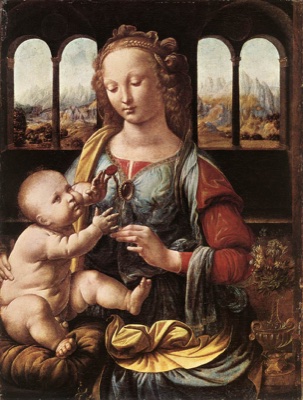 La Madonne à l'oeillet