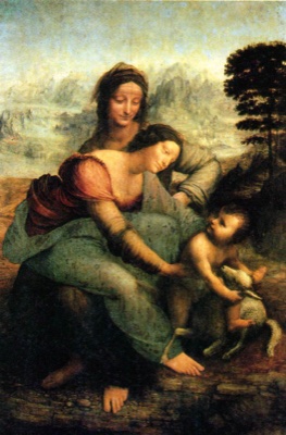 La Vierge et son enfant avec St Anne