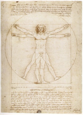 Etude des proportions, Vitruvius